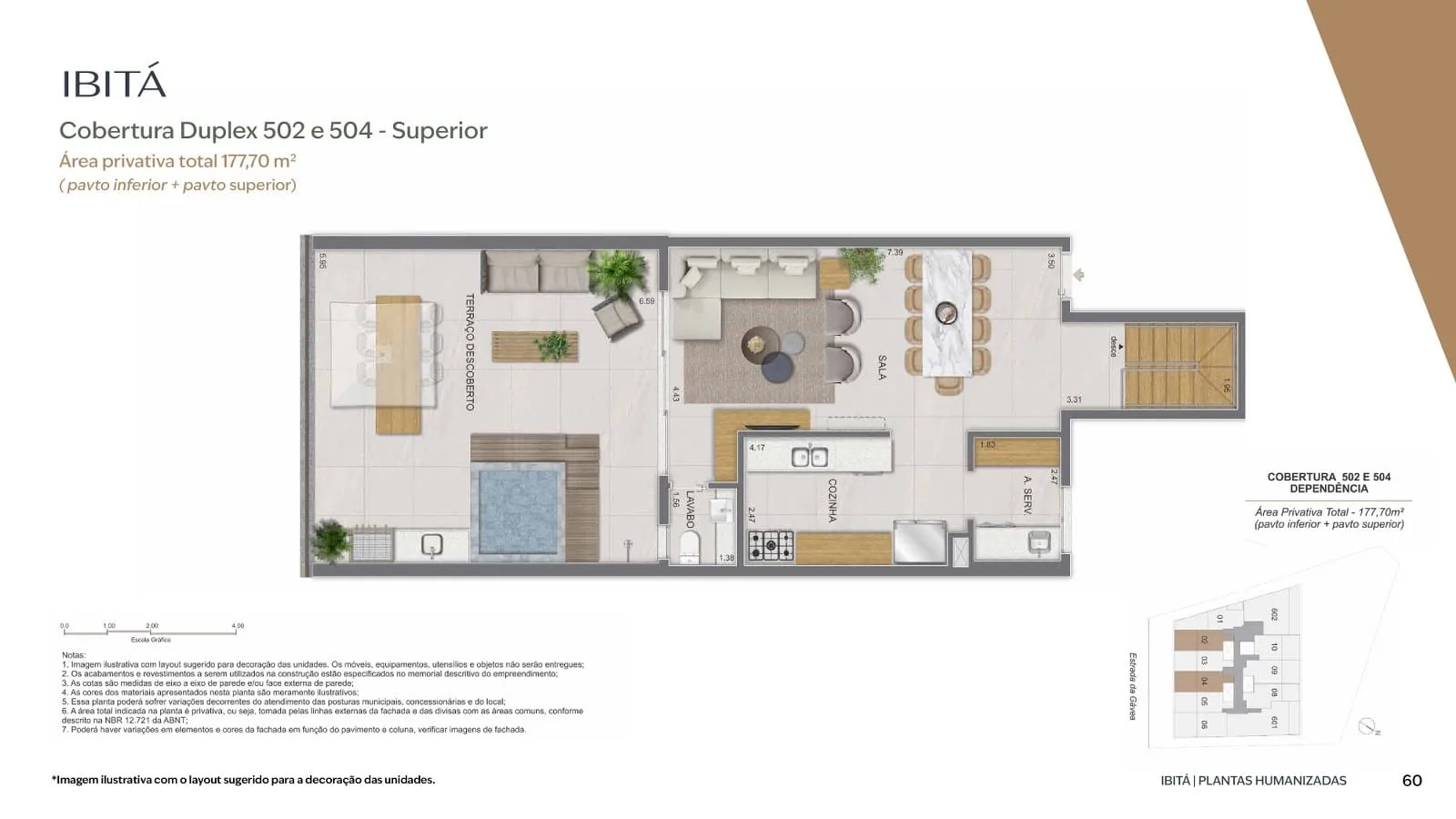 Planta 23: Ibitá São Conrado, apartamento de alto padrão em Outro, Rio de Janeiro