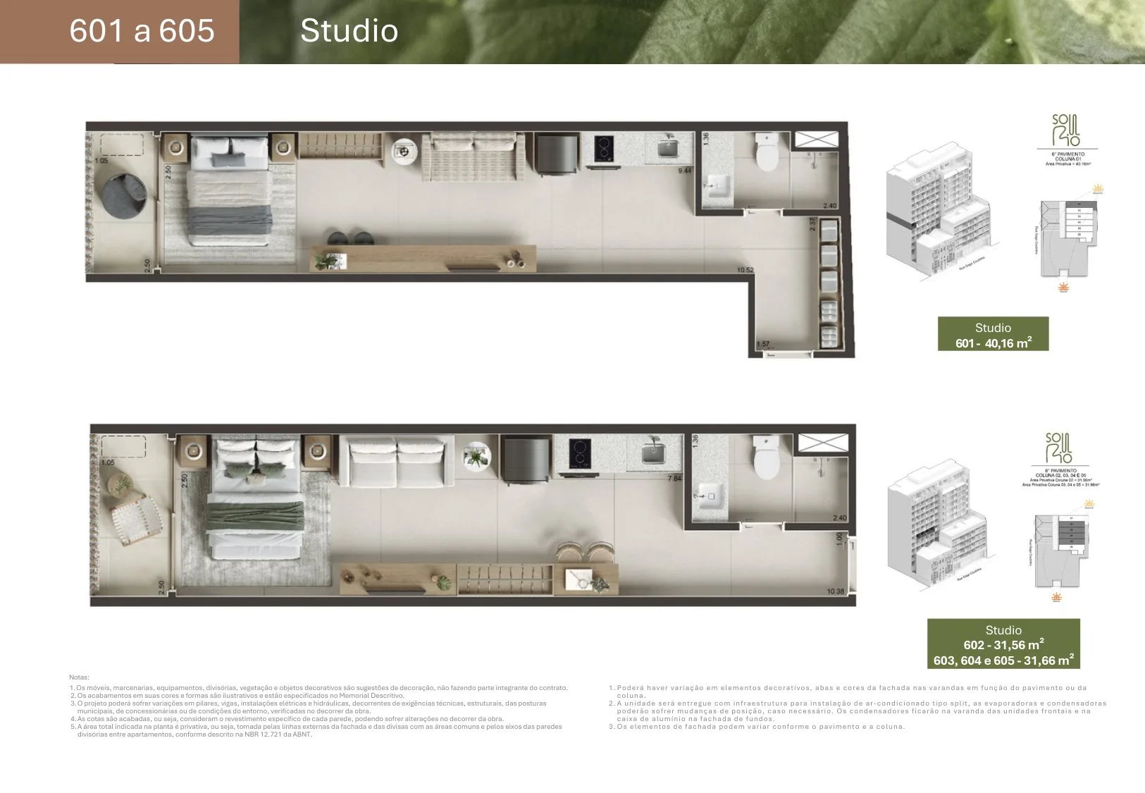 Planta 17: Soul Rio Gago Coutinho 53, studio de alto padrão em Laranjeiras, Rio de Janeiro