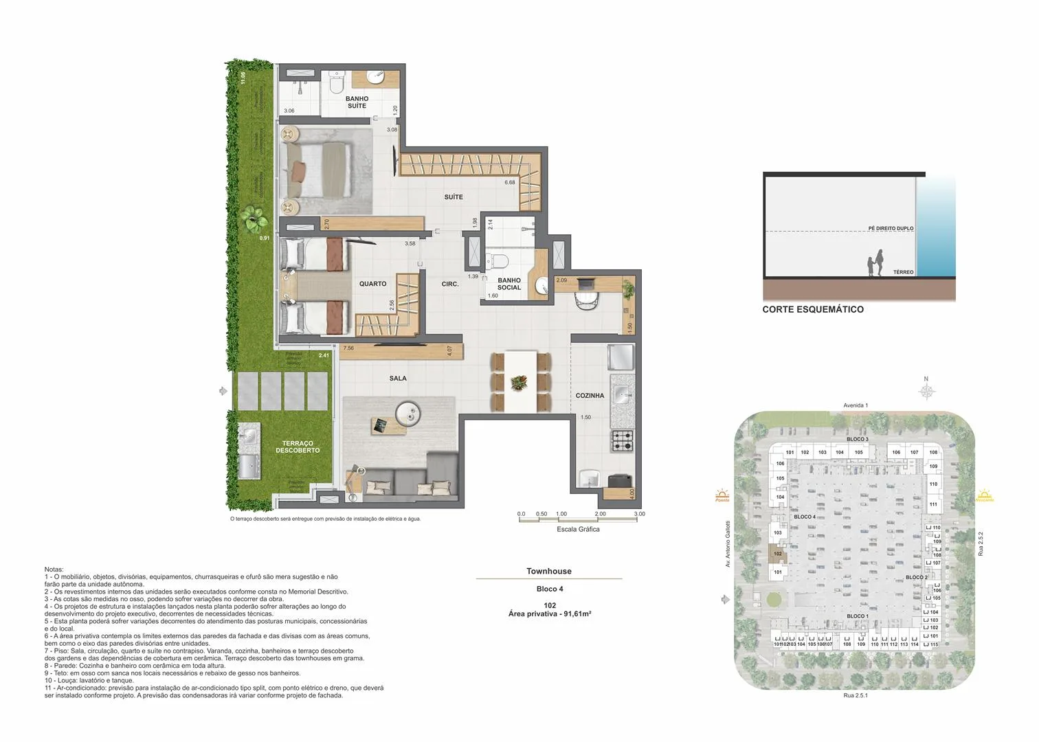 Planta 23: Arte Wood Residences, apartamento de alto padrão na Barra Olímpica, Rio de Janeiro
