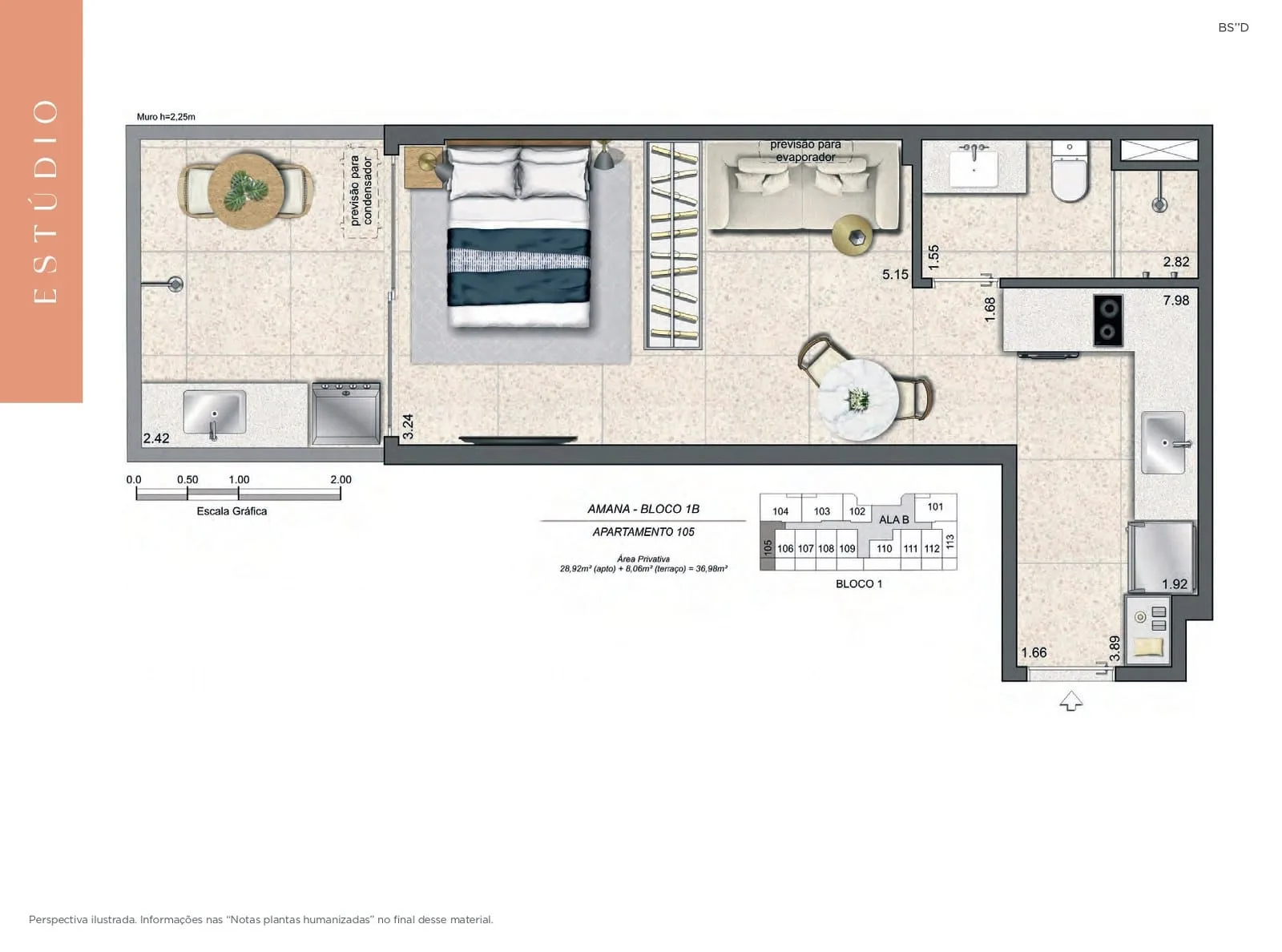 Planta 8: Parque Sustentável da Gávea, apartamento de alto padrão na Gávea, Rio de Janeiro