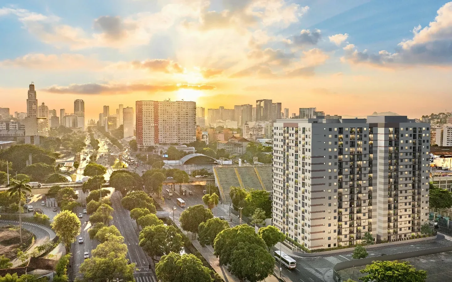 Saudosa Praça Onze Residencial, studio de alto padrão no Centro, Rio de Janeiro (foto 2 de 12)