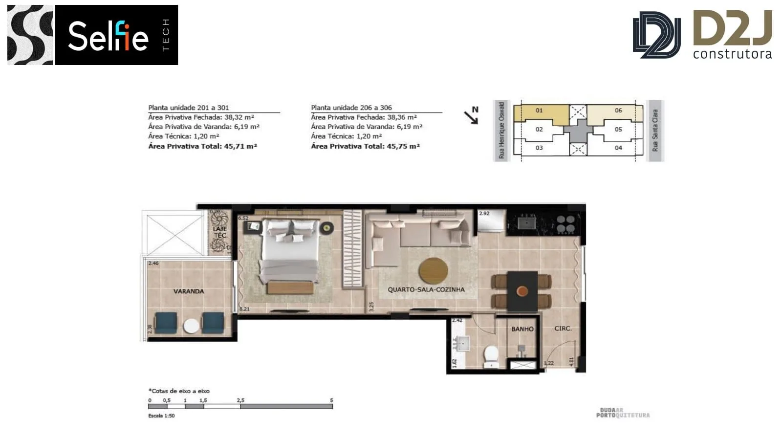 Planta 6: Selfie Tech Copacabana, apartamento de alto padrão em Copacabana, Rio de Janeiro
