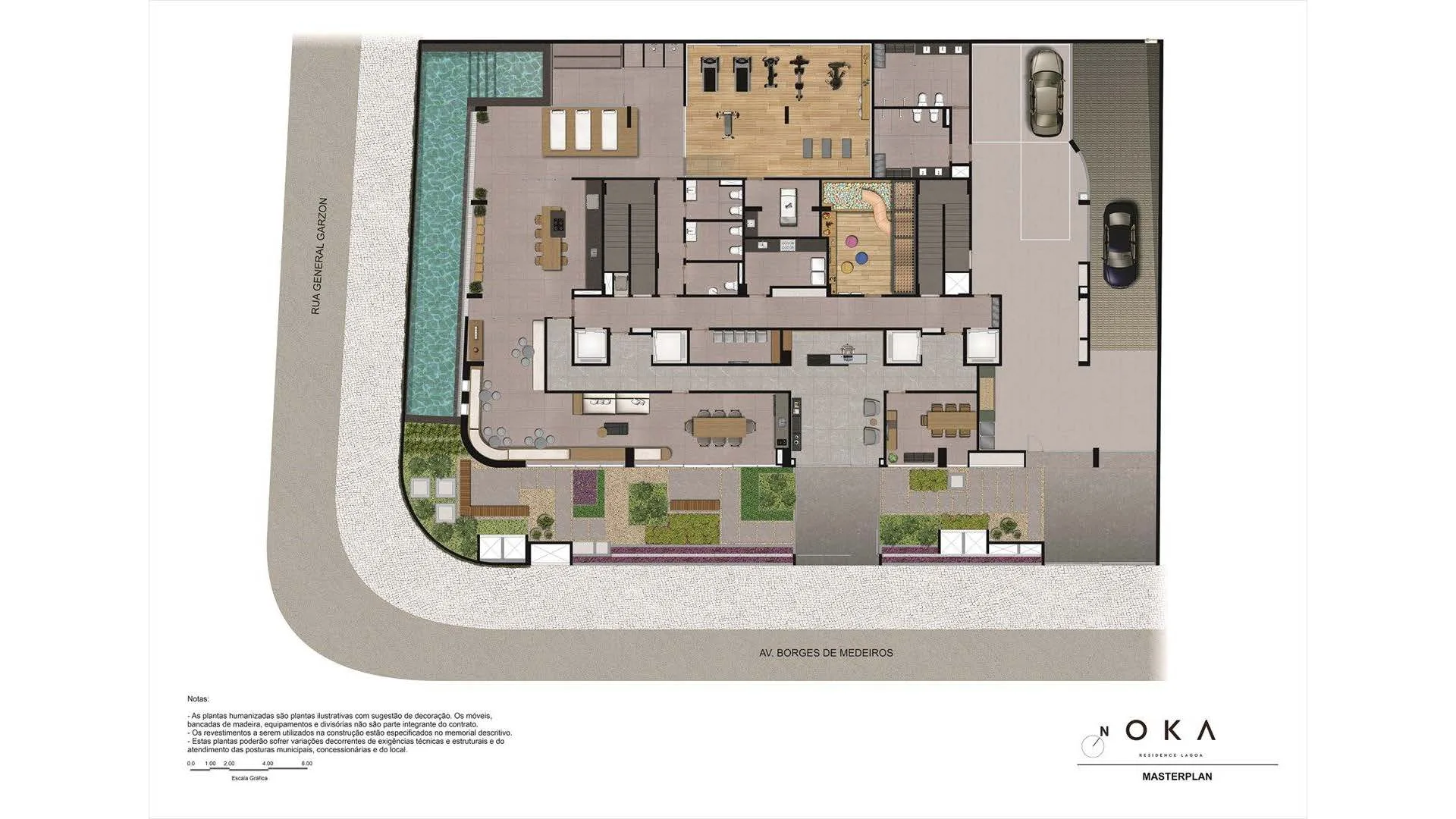 Planta 5: Oka Residence Lagoa, apartamento de alto padrão na Lagoa, Rio de Janeiro