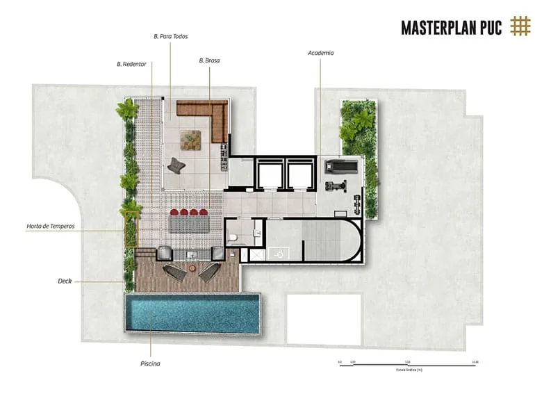 Planta 6: PB 50 Botafogo, apartamento de alto padrão em Botafogo, Rio de Janeiro