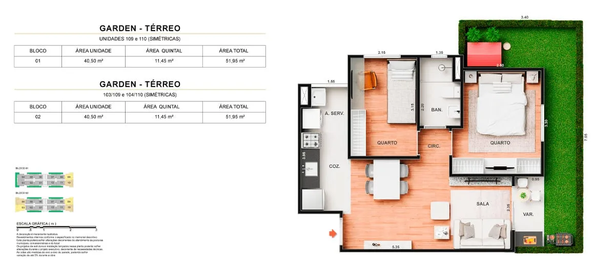 Planta 14: Vitale Sky Clube Residencial, apartamento de alto padrão em Outro, Rio de Janeiro