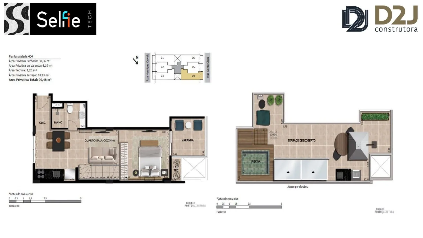 Planta 11: Selfie Tech Copacabana, apartamento de alto padrão em Copacabana, Rio de Janeiro