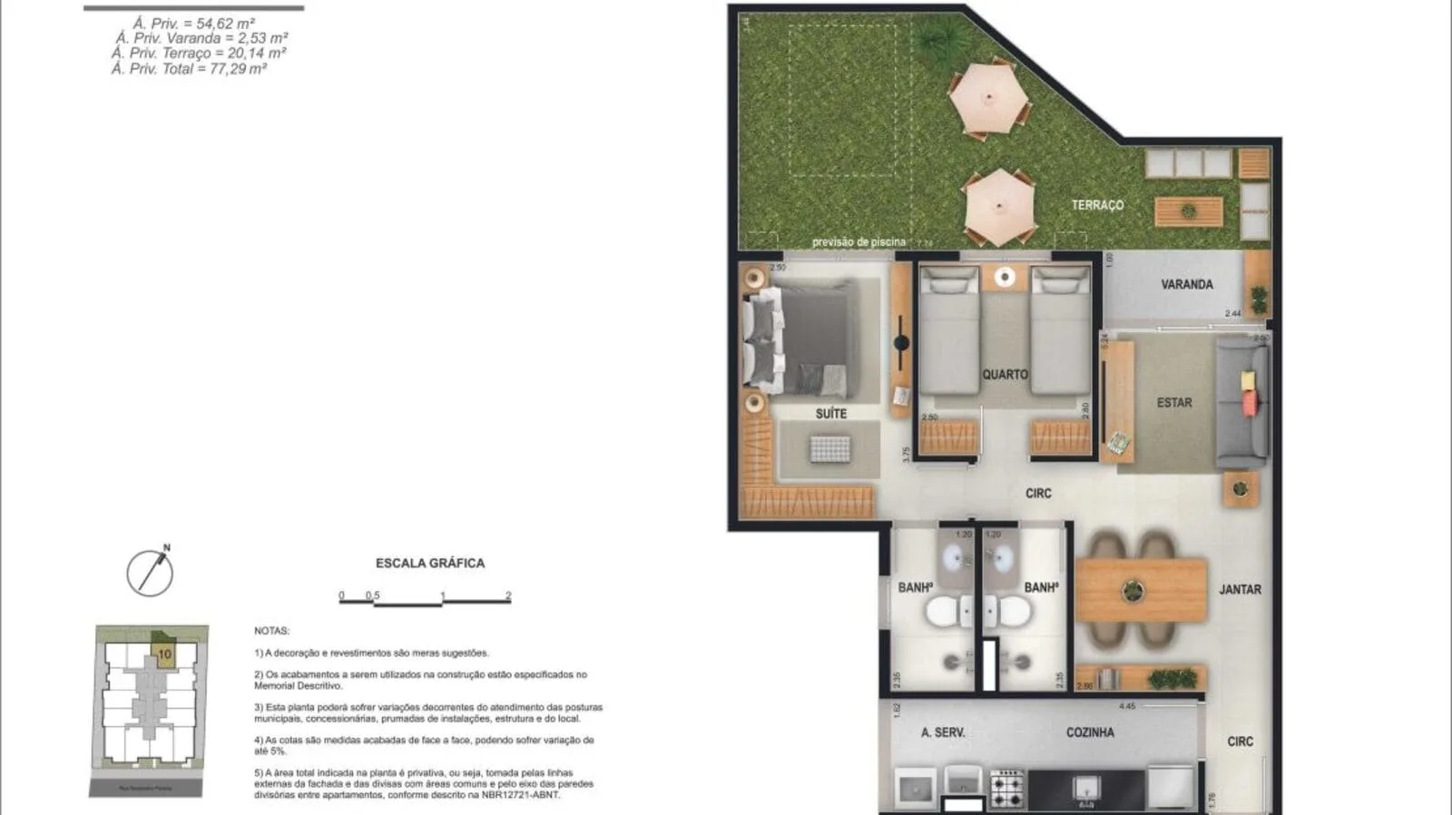 Planta 16: Mode Freguesia, apartamento de alto padrão em Outro, Rio de Janeiro