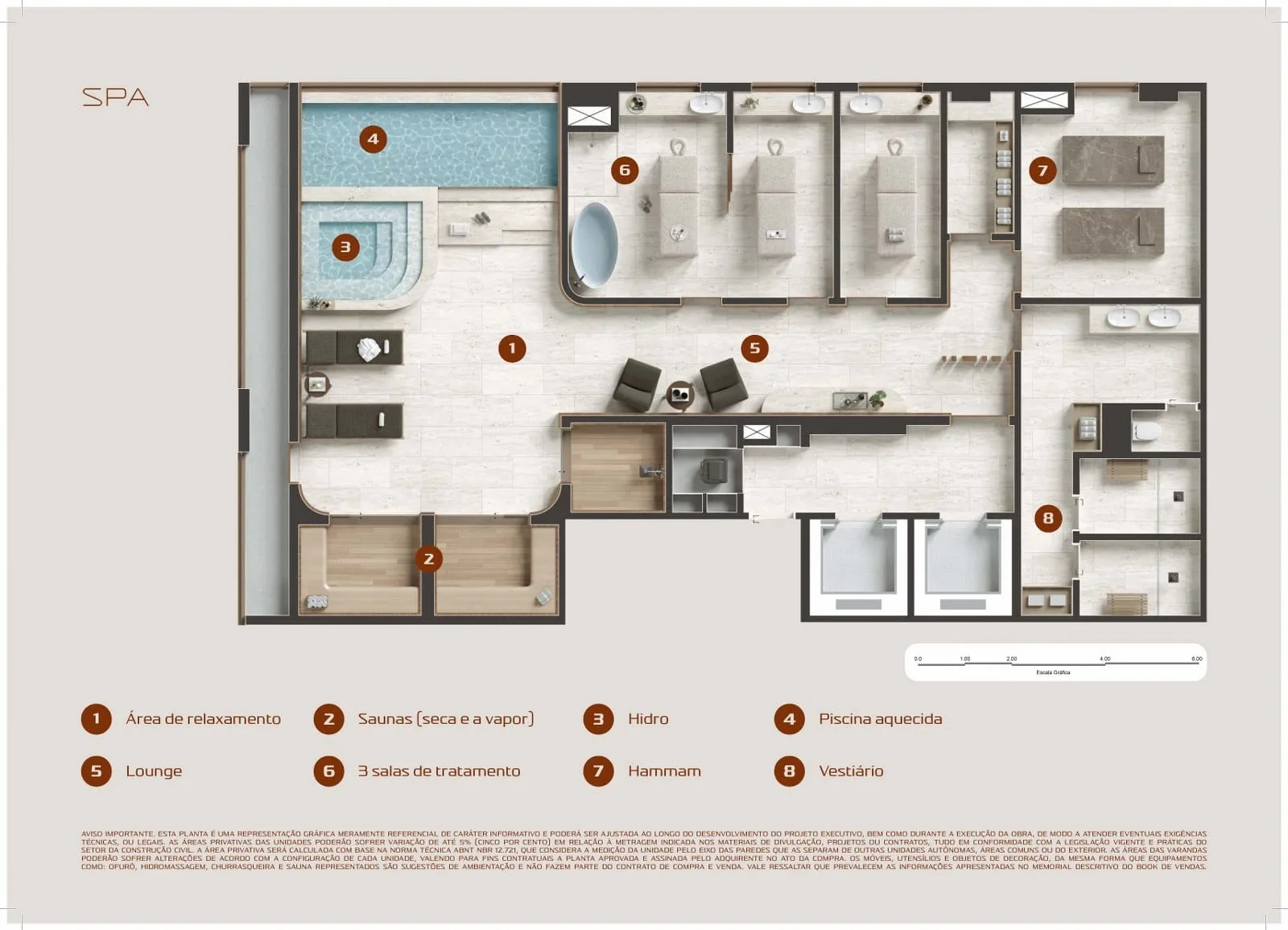 Planta 2: Atto Pininfarina Barra, apartamento de alto padrão na Barra da Tijuca, Rio de Janeiro