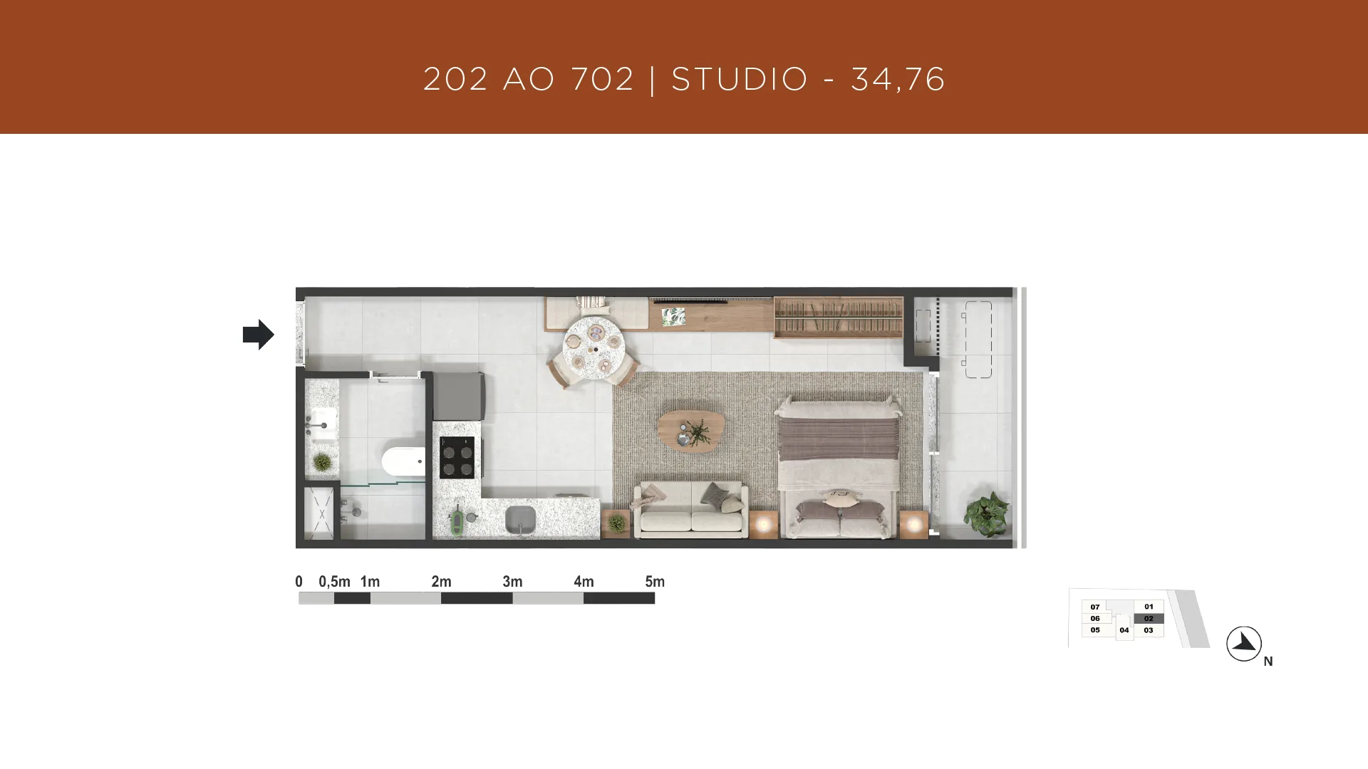 Planta 16: Gávea 99, apartamento de alto padrão na Gávea, Rio de Janeiro