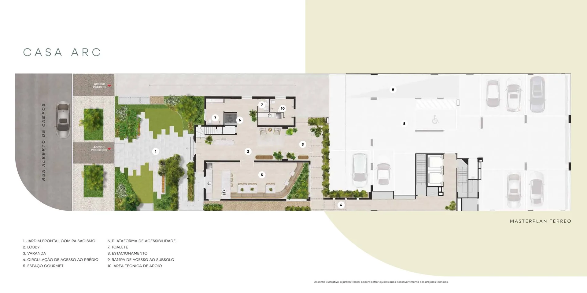Planta 1: Arc Ipanema, apartamento de alto padrão em Ipanema, Rio de Janeiro