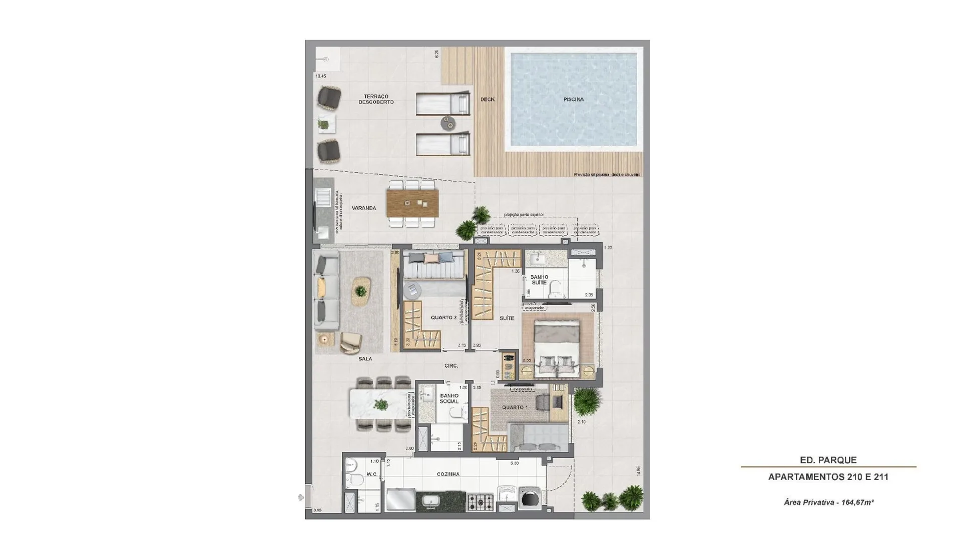 Planta 50: Endless Peninsula, apartamento de alto padrão na Barra da Tijuca, Rio de Janeiro