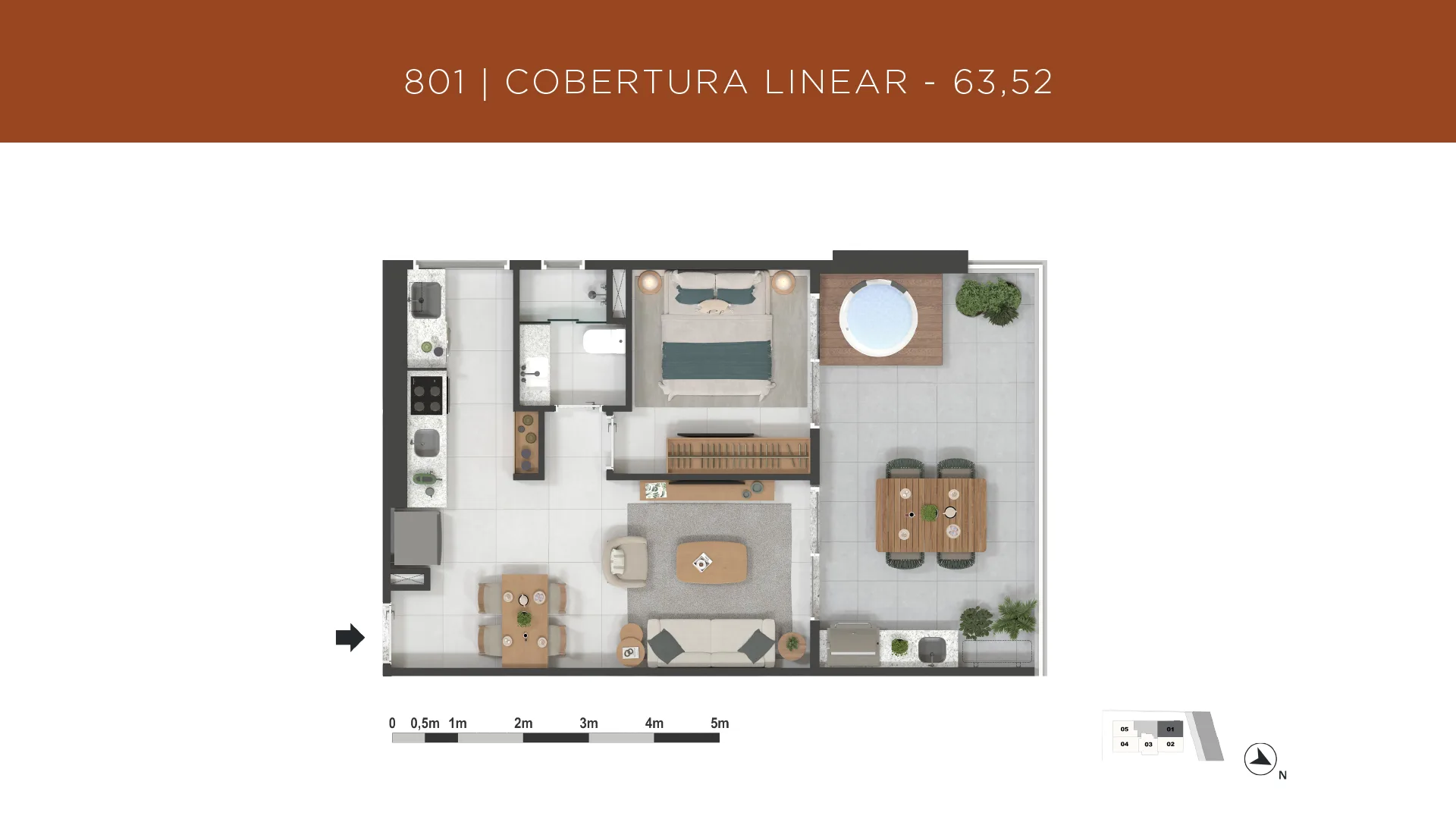 Planta 11: Gávea 99, apartamento de alto padrão na Gávea, Rio de Janeiro